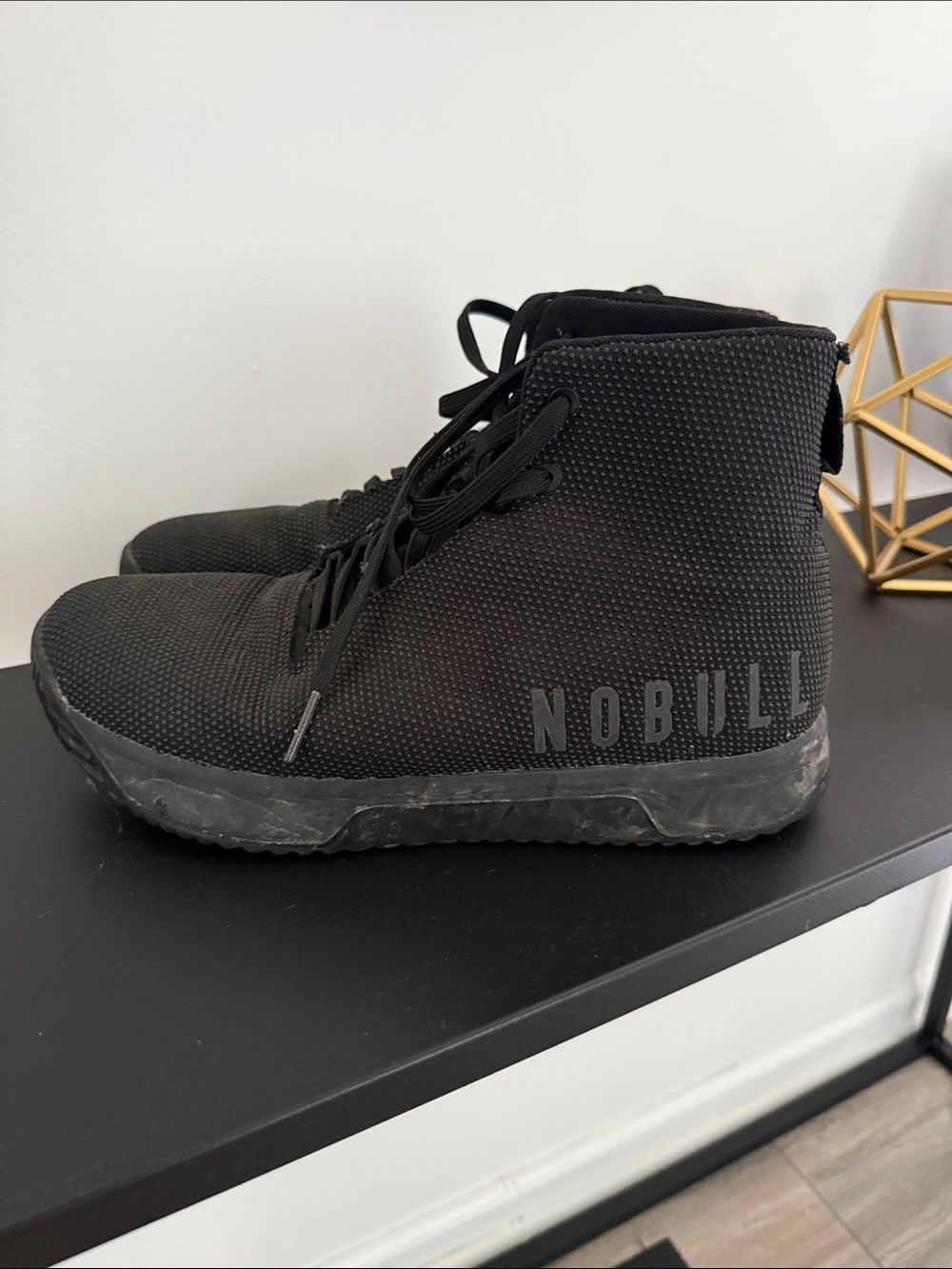 NOBULL Black Men's High-Top Training Sneakers